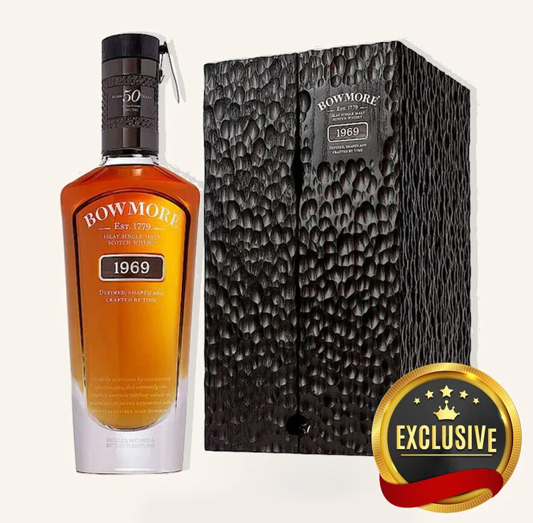 Bowmore 50 Years Old Single Malt Scotch Whisky | 93.8 Proof, 750ml